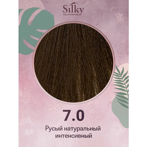 фото Краска для волос профессиональная silky color vive/ultralift 7/0 русый натуральный интенсивный, 100 мл