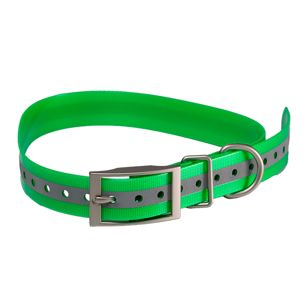 Шлейка для GPS-ошейника ARTELV COLLAR, светоотражающая зеленая