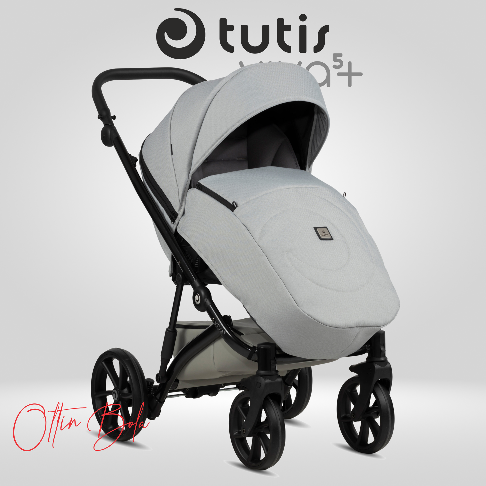 Коляска детская Tutis "Viva 5 Plus Essential", универсальная, 2 в 1, 058 CRYSTAL — фото 1