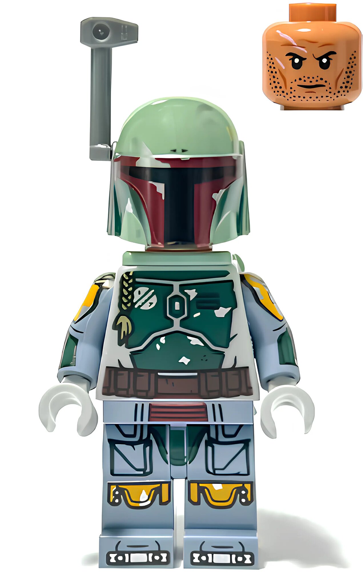 Минифигурка Lego Boba Fett - Helmet, Jet Pack, Printed Arms and Legs, Rangefinder sw1274 N