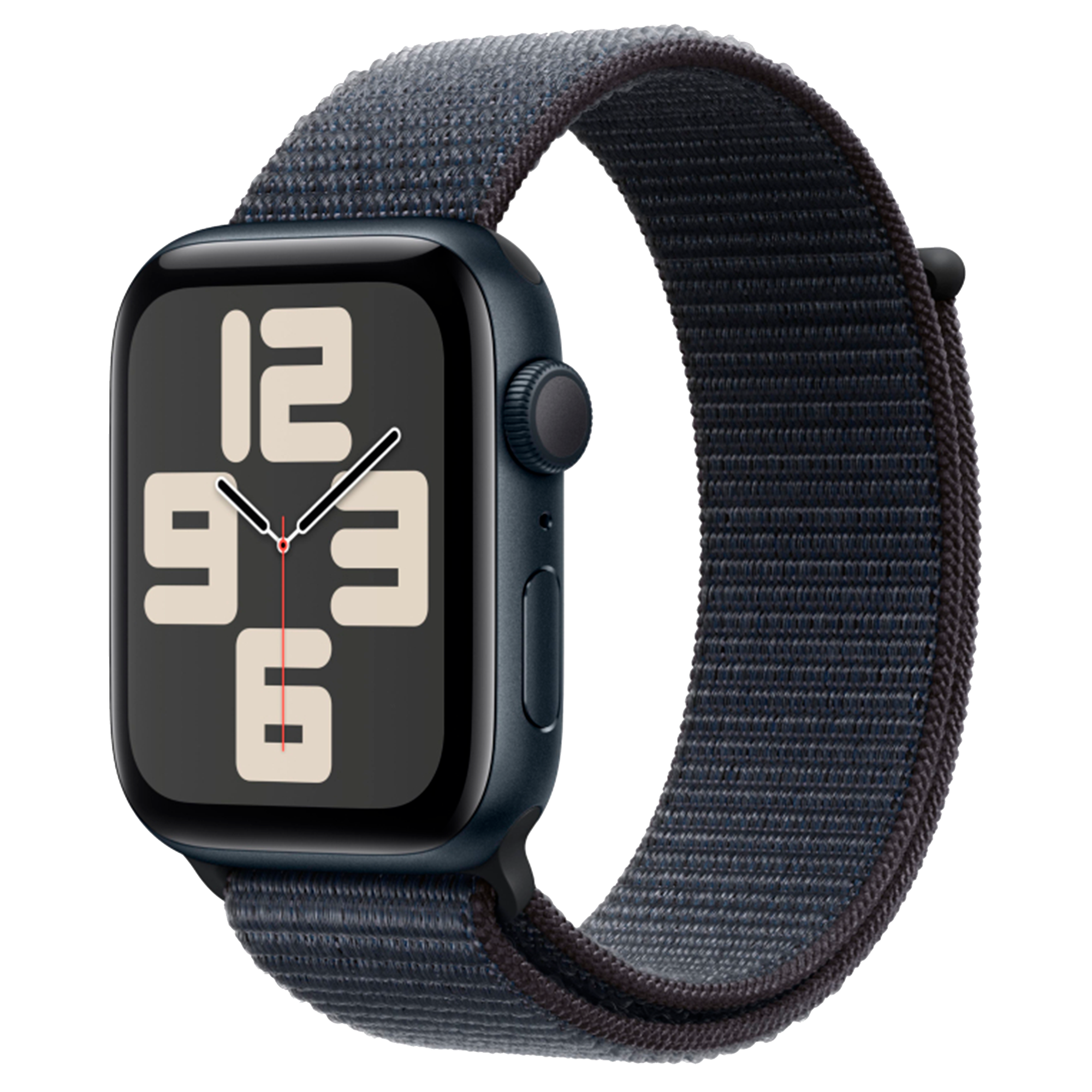 Умные часы Apple Watch SE 2024 GPS 44 мм Midnight Aluminium Case with Sport Loop (MXEP3), midnight