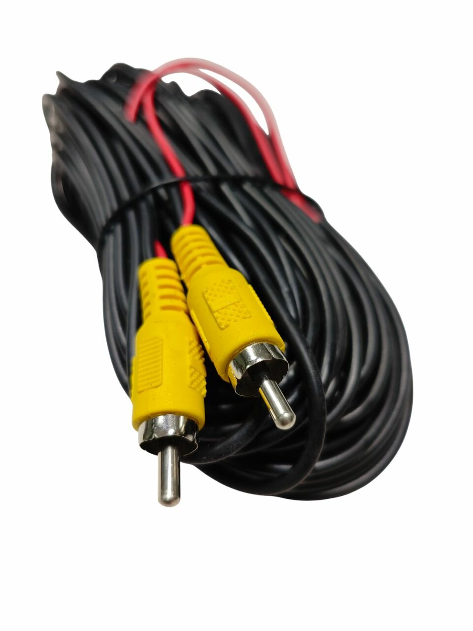 Видео кабель RCA 10 метров для подключения камеры заднего/переднего хода, внешних мониторов