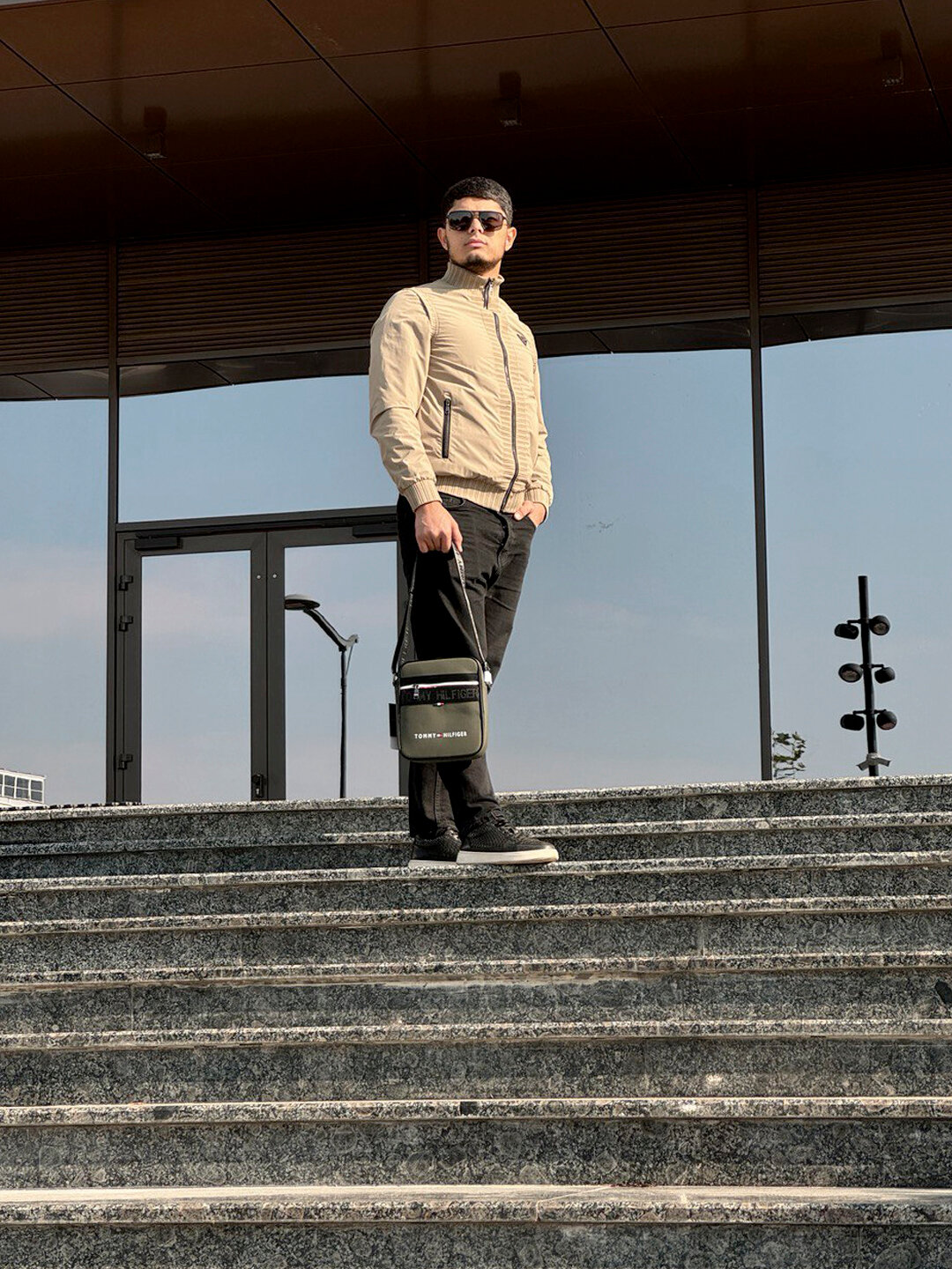 Ремень для сумки барсетка , фактура матовая, серый — фото 1