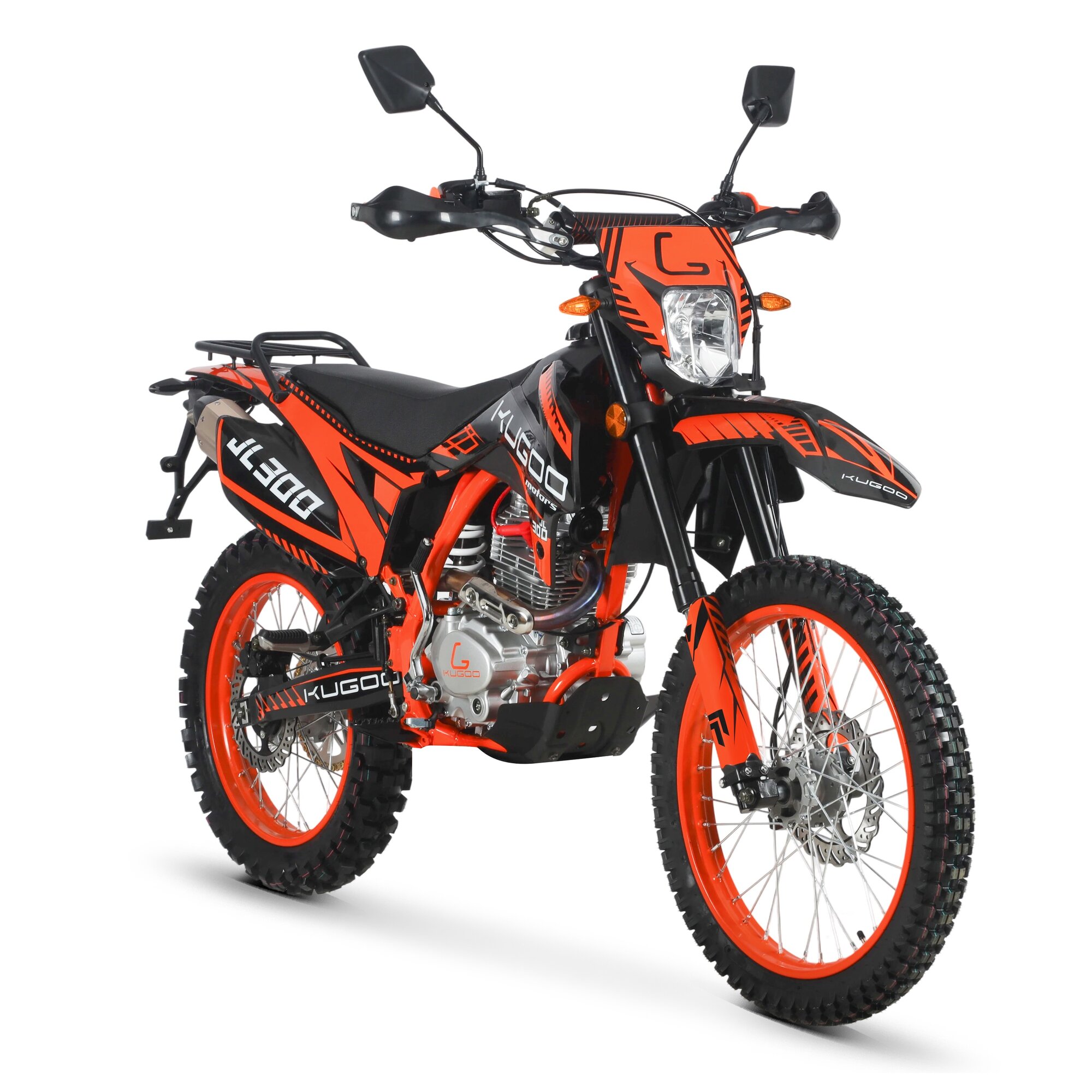 Мотоцикл Эндуро Kugoo JL 300 куб. см, ZS175FMN мотор, 22 л. с. R21/R18