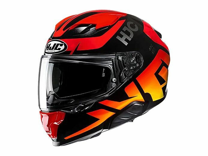 HJC Шлем F71 BARD MC1, красный/ черный, размер XL, арт: УТ-00123833