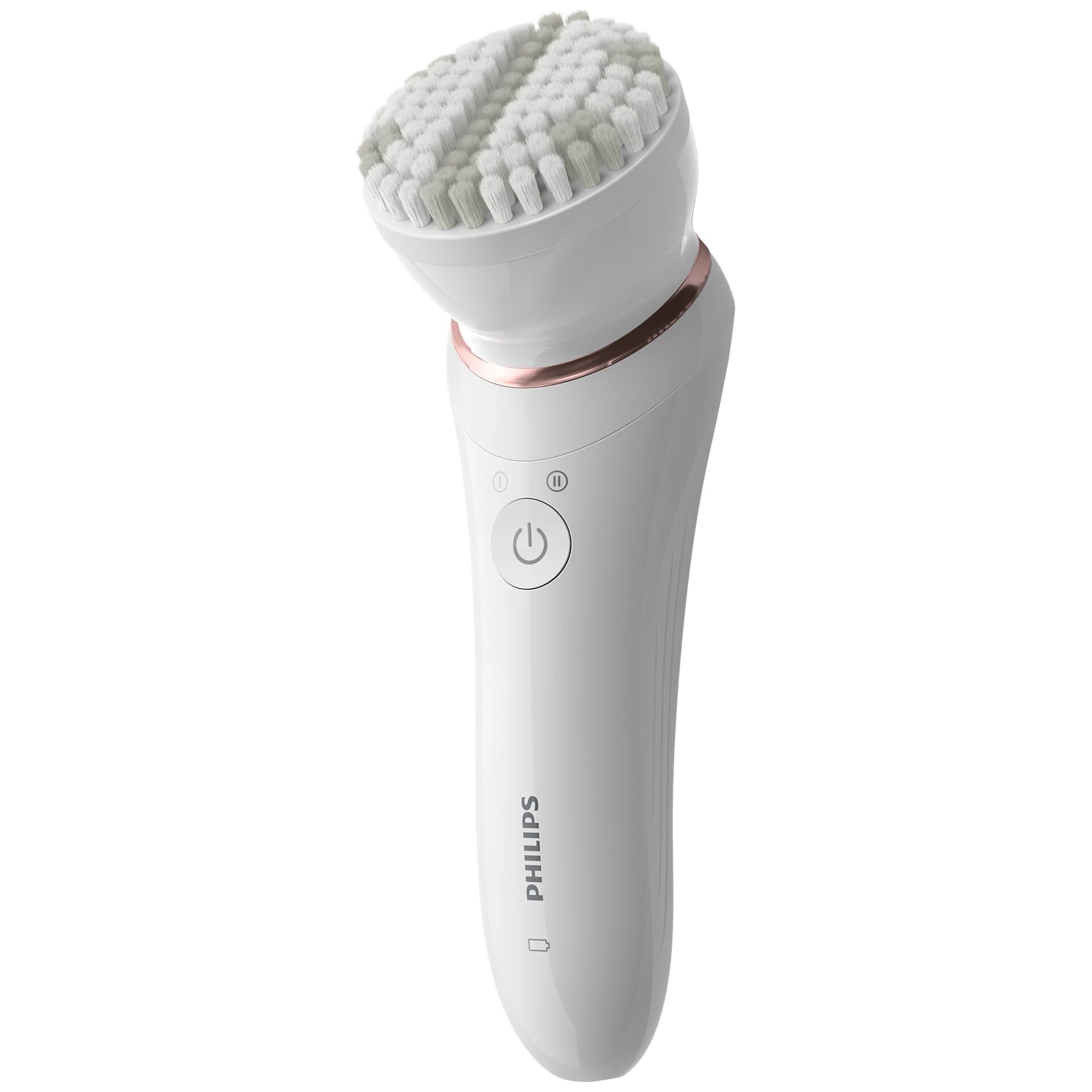 Эпилятор Philips BRE740, для влажной и сухой эпиляции, белый — фото 1