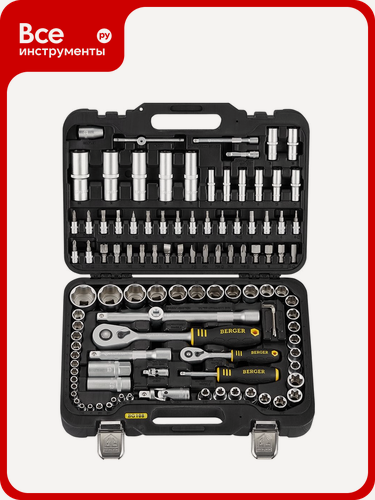Изображение товара Универсальный набор инструментов 108 предметов Berger BG BG108-1214