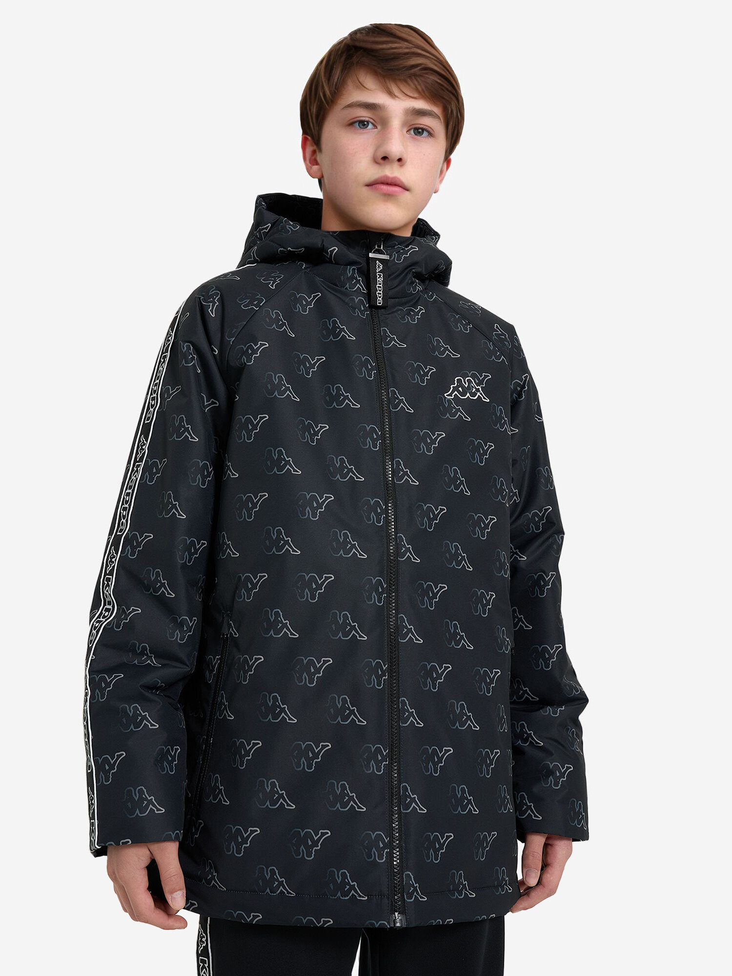 Куртка Kappa, размер 152-158, черный — фото 1