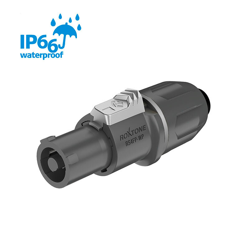 ROXTONE RS4FP-WP-Grey Разъем кабельный типа speakon влаго защищенный (IP66) 4-х контактный 