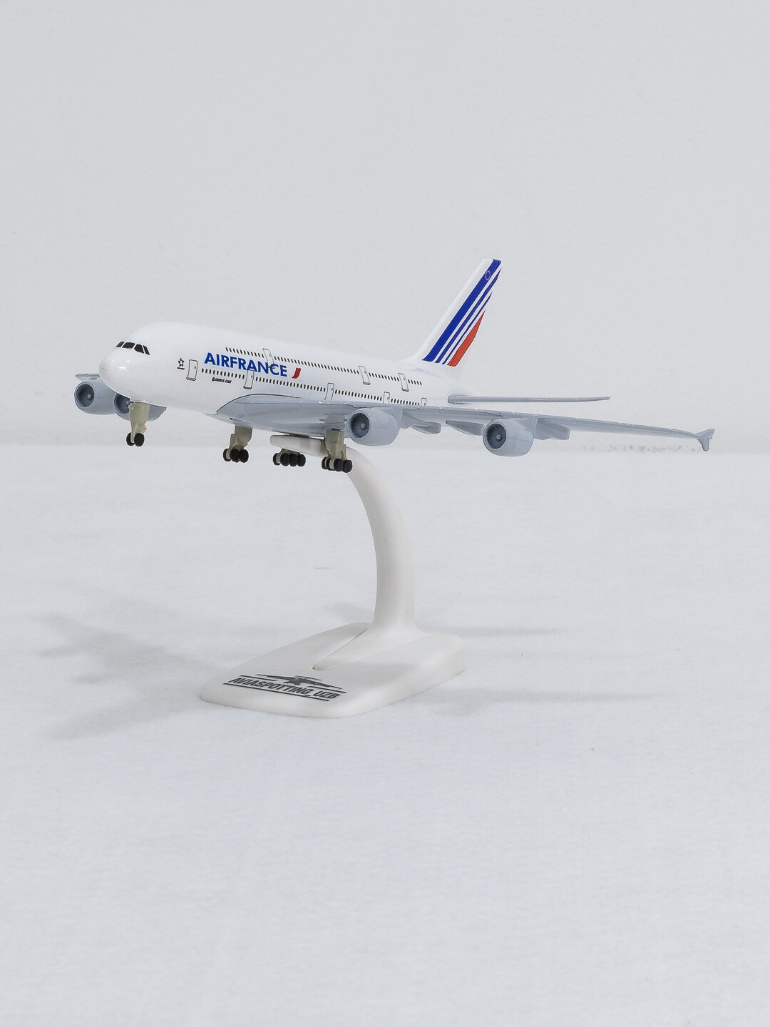 Модель самолёта Airbus A380, Air France, 20 см, Шасси, Металл+пластик