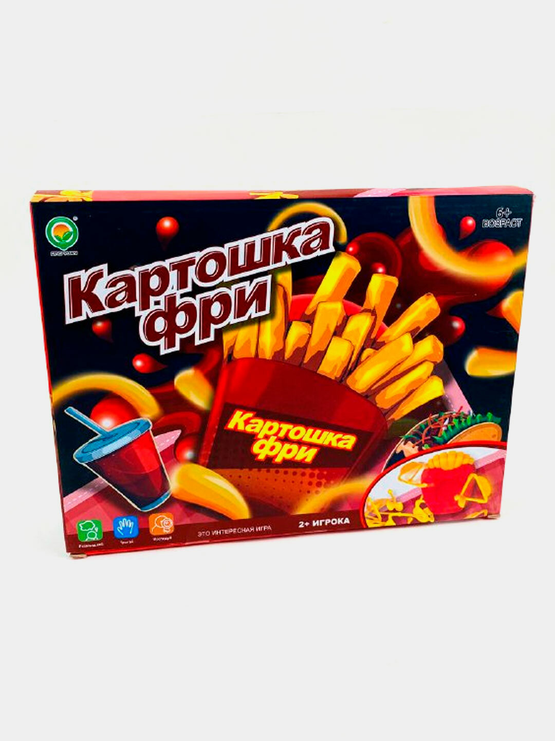 Настольная игра Картошка Фри, Семейная и развивающая, Для детей от 6 лет, Яркий дизайн Код. 01858