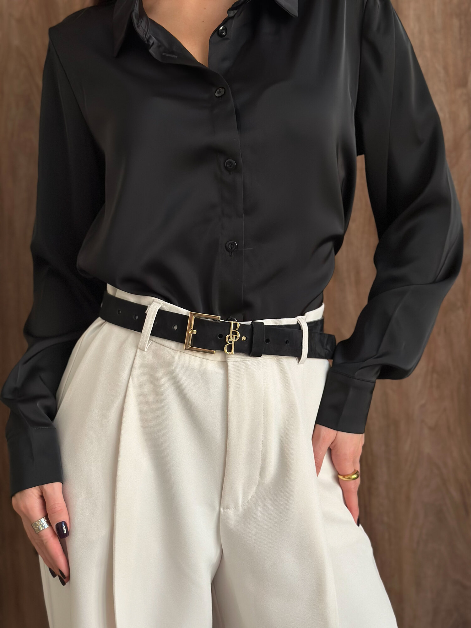 Ремень Beautiful Birds для женщин, размер 105, черный