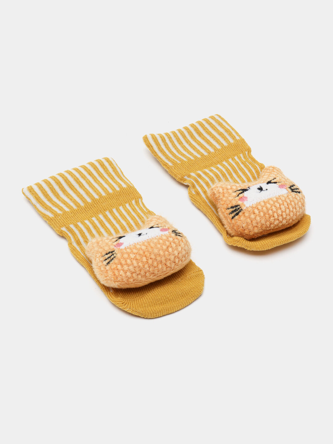 Носки 2 пары, размер 3-18, желтый — фото 1