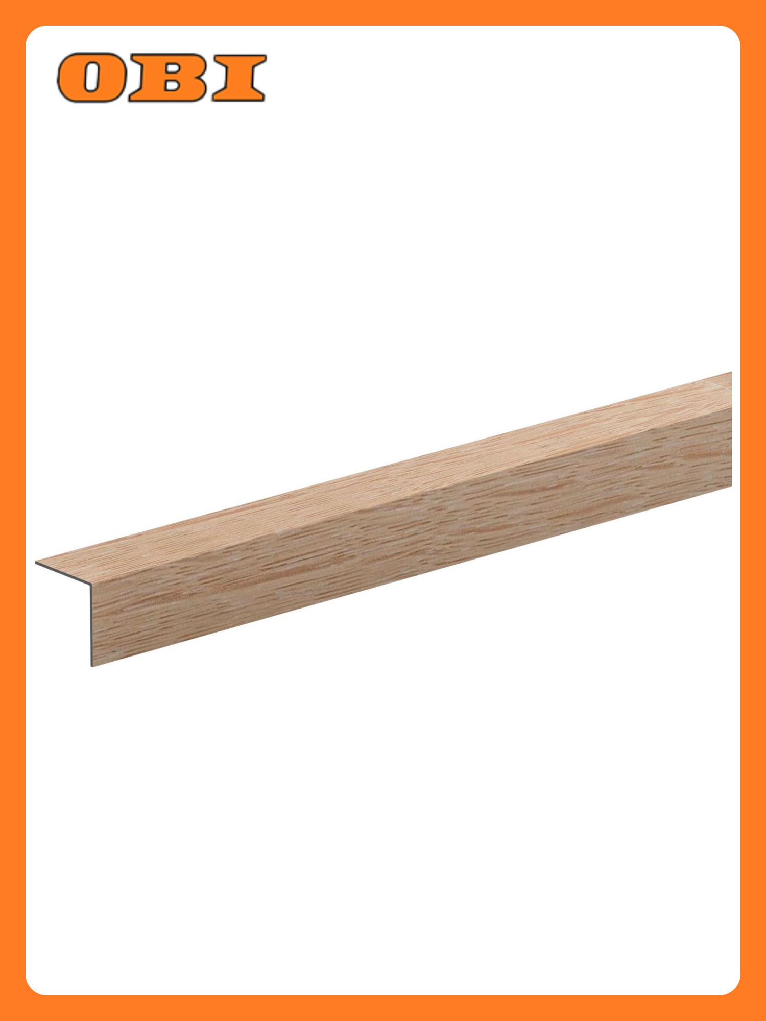 Угол ПВХ идеал 203 ДУБ беленый 15Х15Х2700ММ