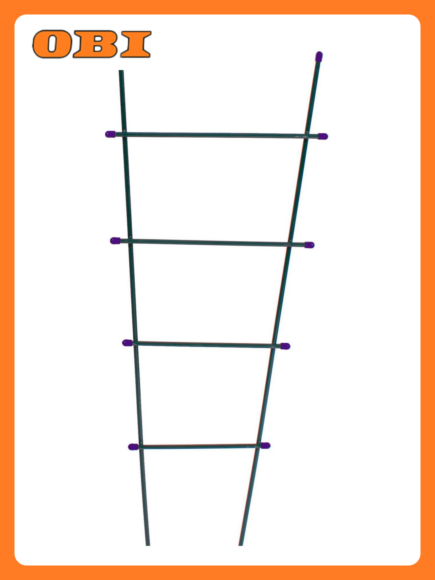 Шпалера Клевер-С для вьющихся растений металл 55x122x2 см зеленая