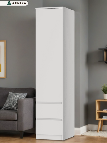 Изображение товара Шкаф-пенал ARNIKA "Симпл" , распашные двери, 190x40,2x51,4 см, белый