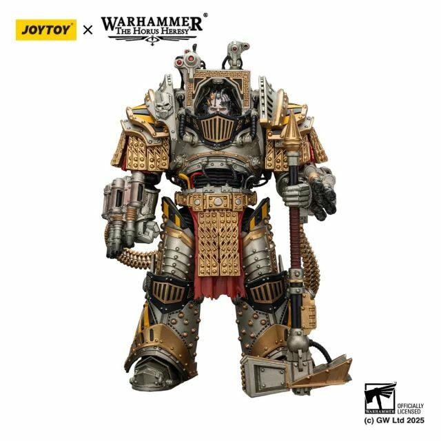 JOYTOY Warhammer Iron Warriors Perturabo, Primarch of the IV Legion1/18 Подвижная фигурка