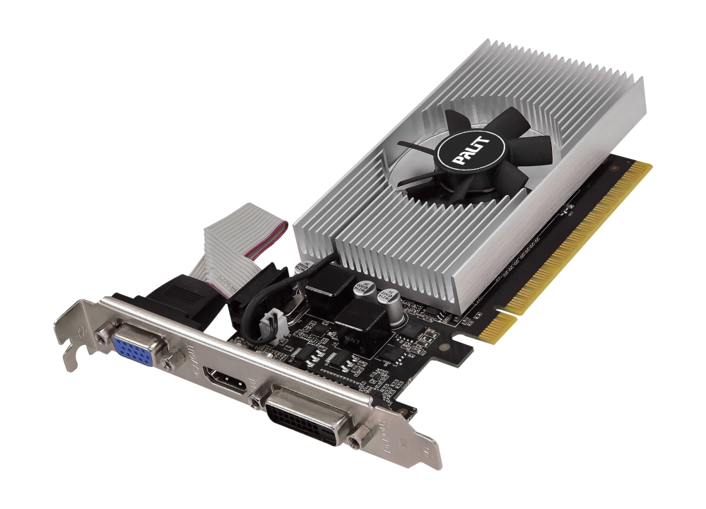 Видеокарта Palit NEAT7300HD46-2080F, GeForce GT730, 2GB DDR3 — фото 1
