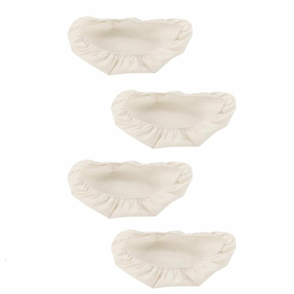 4 куска хлеба, покрытые хлопчатобумажной тканью для брожения-круглая тканевая крышка