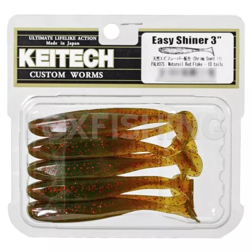 Силиконовая приманка Keitech Easy Shiner 3 7,5см. вес: 2,2гр. 10шт. PAL#07