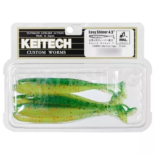 Силиконовая приманка Keitech Easy Shiner 4.5 11см. вес: 7,4гр. 6шт. EA#05