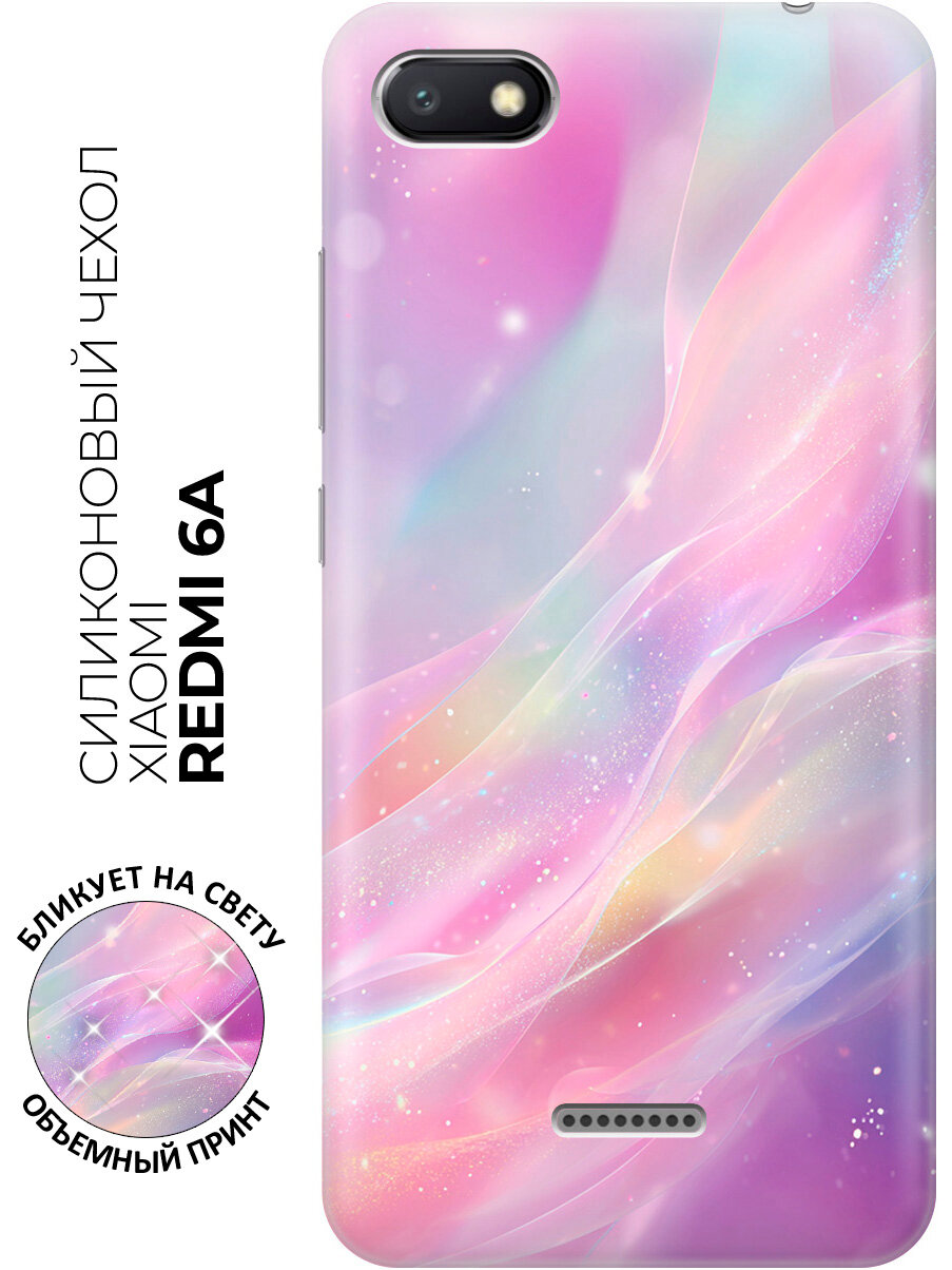 Силиконовый чехол на Xiaomi Redmi 6A с принтом "Звёздная волна"