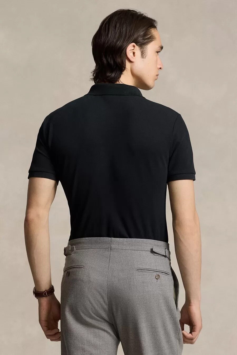 Поло Polo Ralph Lauren, размер S, чёрный — фото 1