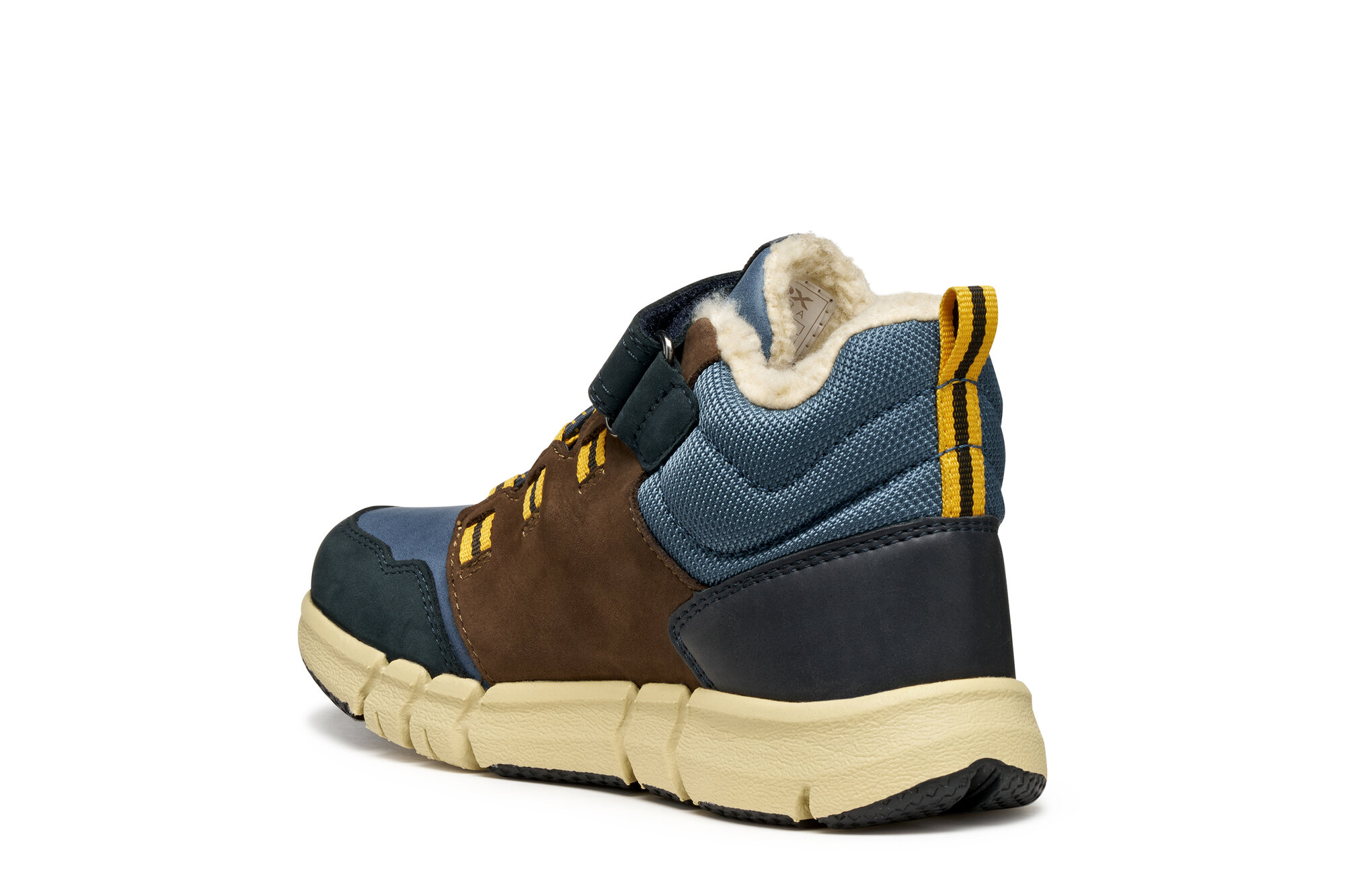 Ботинки хайкеры GEOX Flexyper, размер 40 EU, коричневый/синий — фото 1