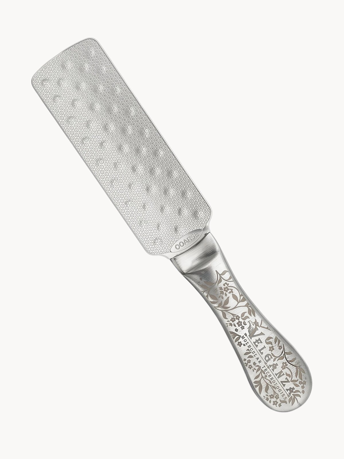 Пилка для пяток лазерная Velganza XXL двусторонняя, с металлической ручкой, длина 27 см.