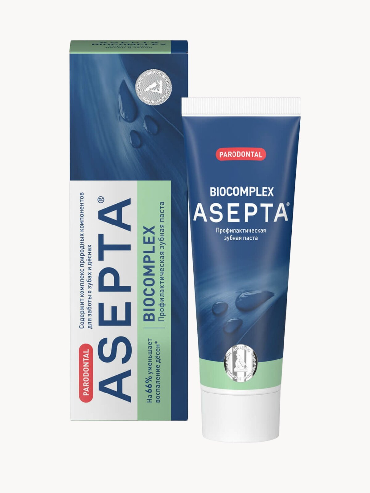 Зубная паста Асепта