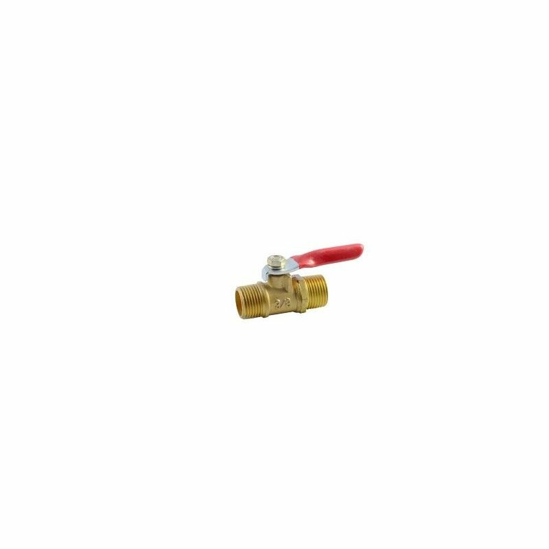 Кран воздушный шаровый наружная резьба 1/4'х1/4'в блистере ROCKFORCE