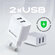 Сетевой адаптер DefenderUPA-22 белый, 2xUSB, 2.1А