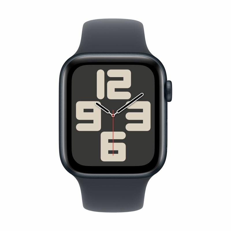 Смарт-часы Apple Watch SE 2024 GPS 40mm Midnight/Чёрный, спортивный ремешок M/L