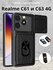 Чехол противоударный с картхолдером для Realme C61 и C63 4G / Реа...