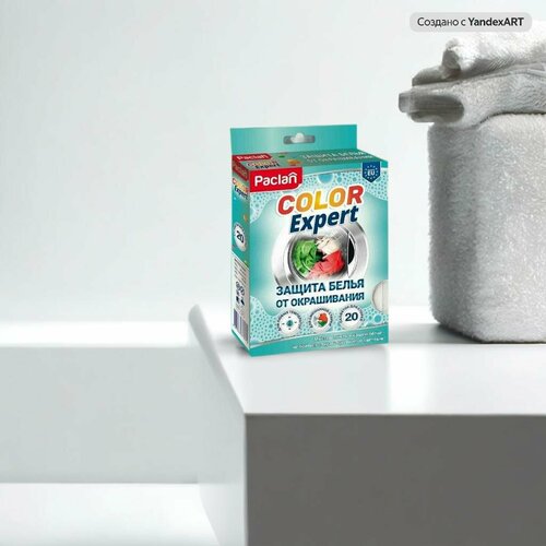 Paclan Салфетки для защиты белья от окрашивания во время стирки Color expert 20 шт 387₽