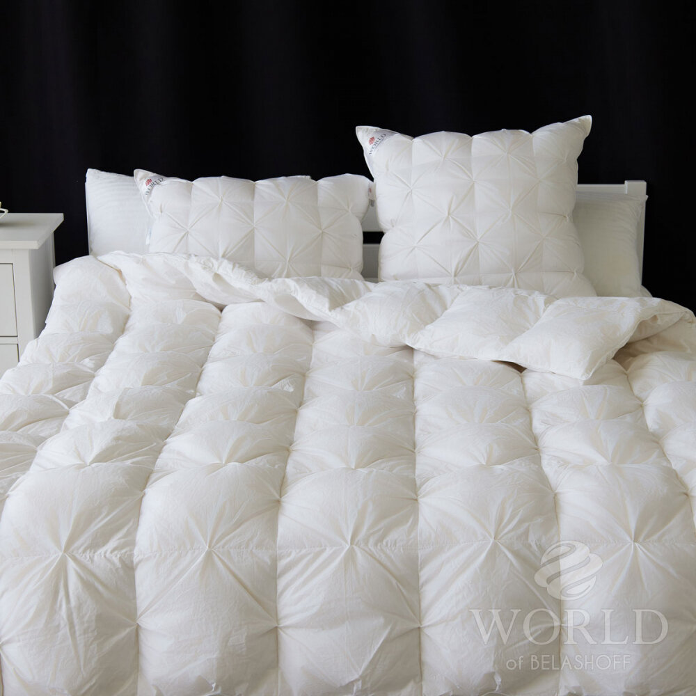 Подушка 68 х 68 см World of Belashoff White Down 100% - фото №7