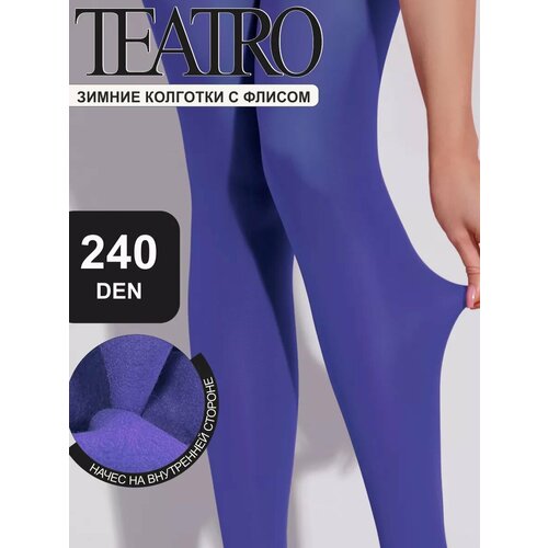 фото Колготки teatro, 240 den, размер 4, фиолетовый