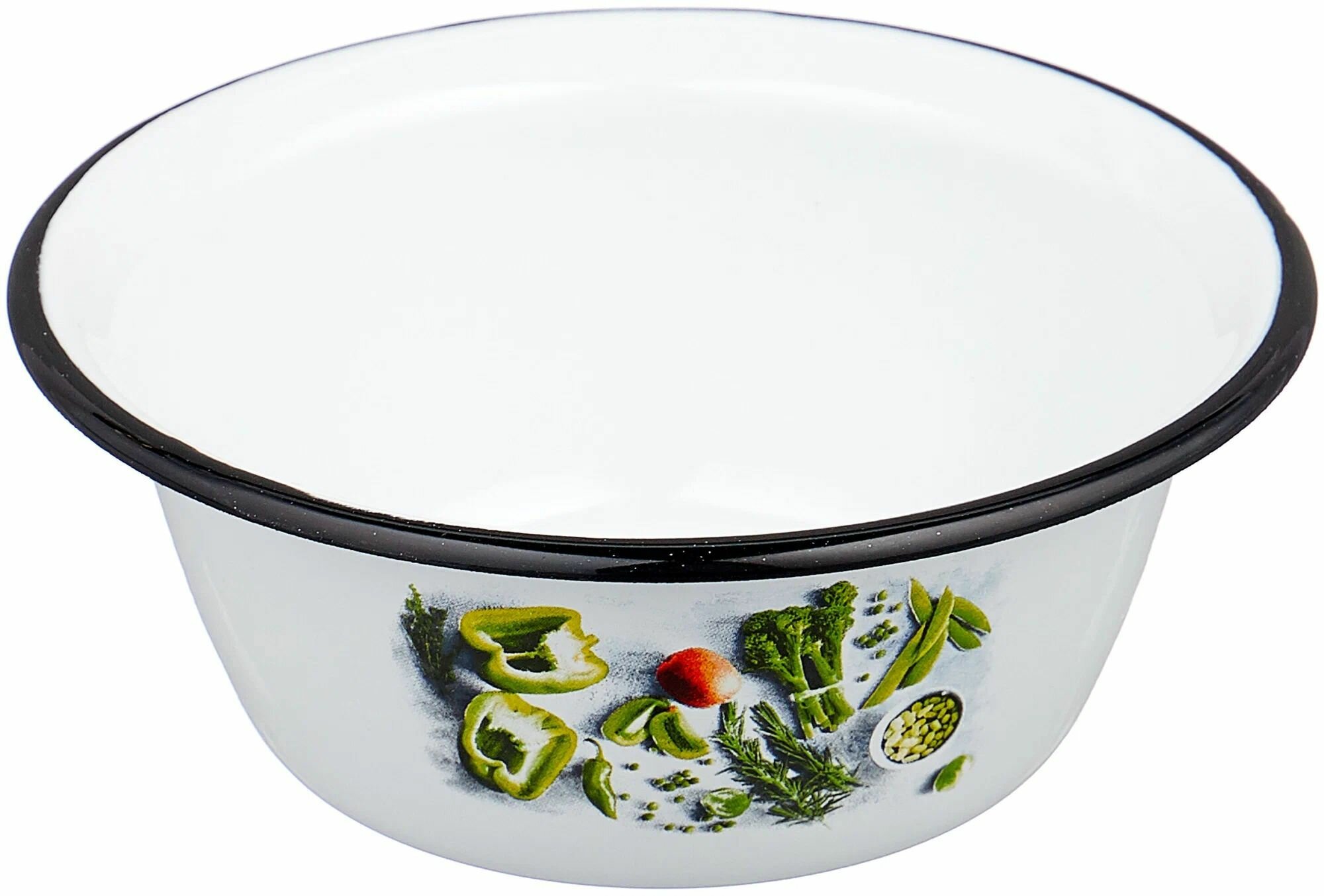 Appetite Миска эмалированная Свежая зелень 15л