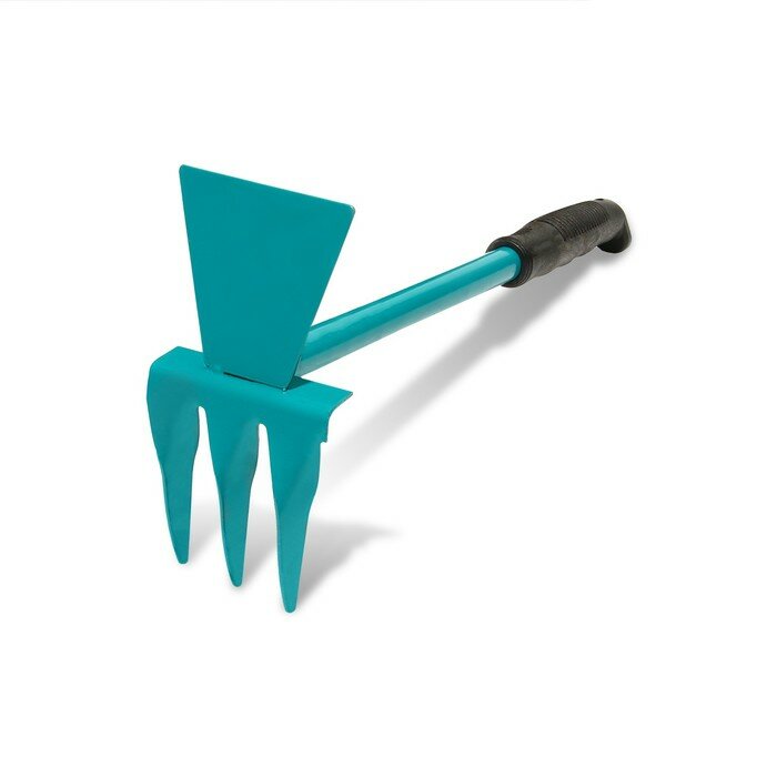 Мотыжка комбинированная длина 40 см 3 зубца металлический черенок 9533104