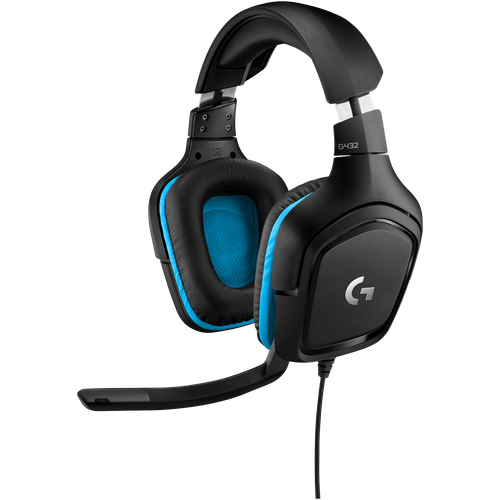 Проводные наушники Logitech G G432 черный 7409₽
