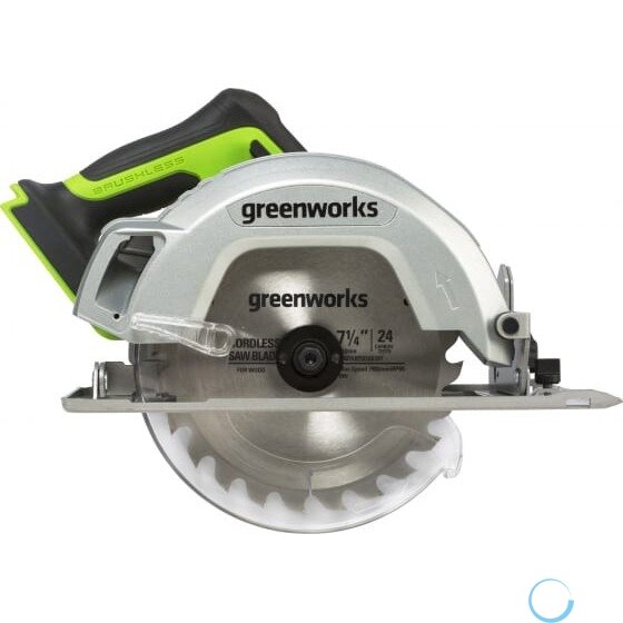 Greenworks GD24CS 24В Дисковая пила акк. (без аккум. бат и зарядн. уст-ва) [1500907]