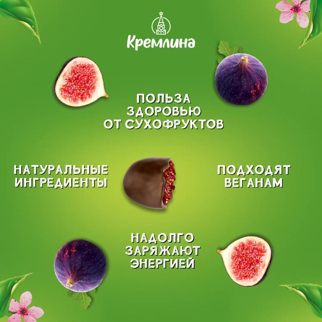 Конфеты из финика и инжира шоколадный, конфеты из сухофруктов в глазури, пакет 1 кг — фото 1