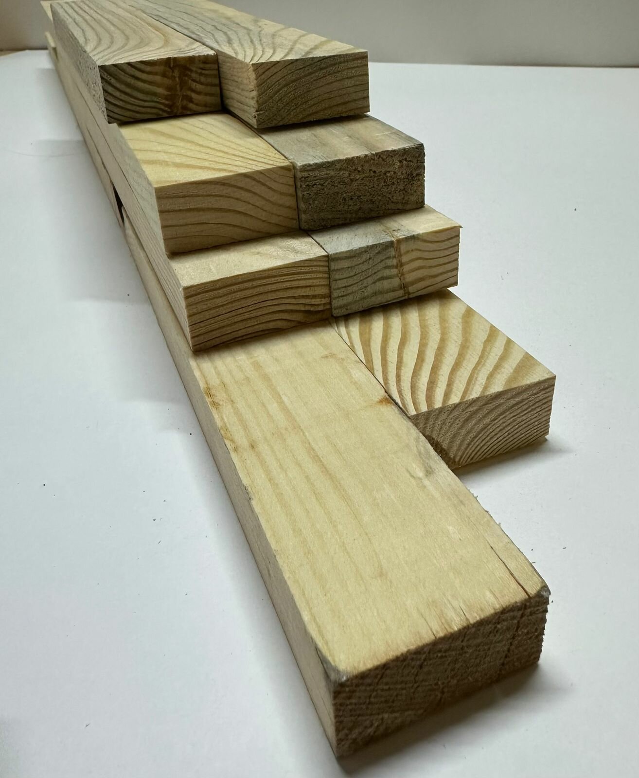 Рейки Деревянные Рейка деревянная, 20x40x1000 мм (1 метр), сорт С, 10 шт, ХВОЯ