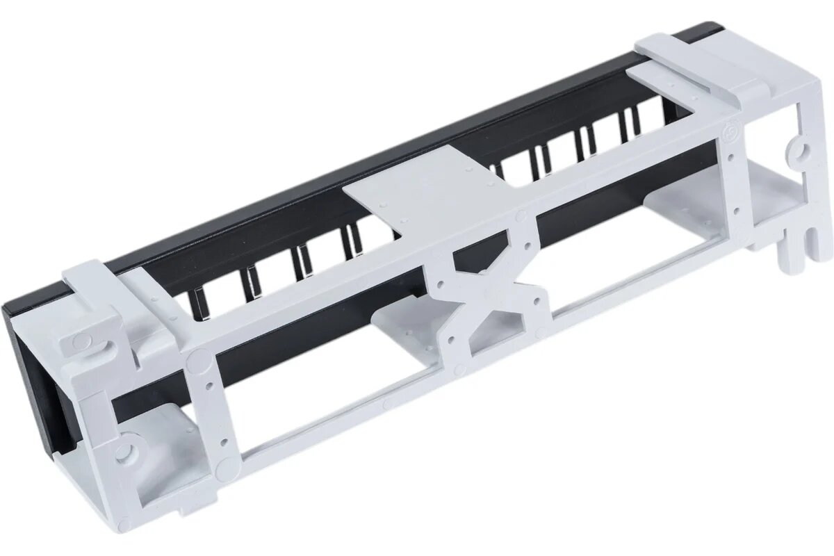 Hyperline PPWBL-12 настенная модульная патч-панель на 12 портов для Keystone Jack 37788 — фото 1