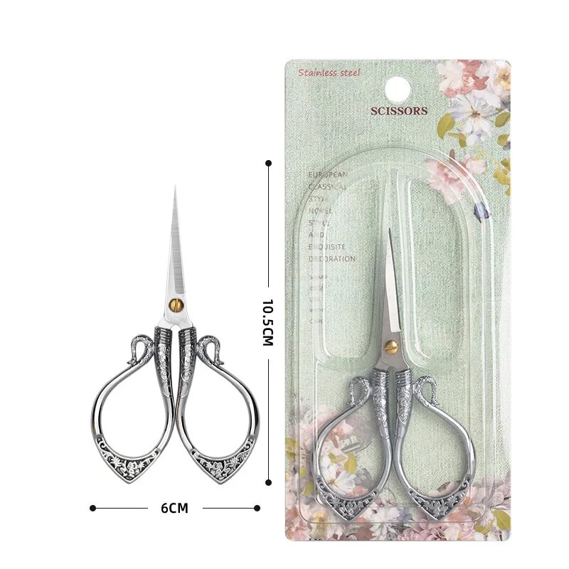 Ретро ножницы для вышивания из нержавеющей стали Retro scissors 16