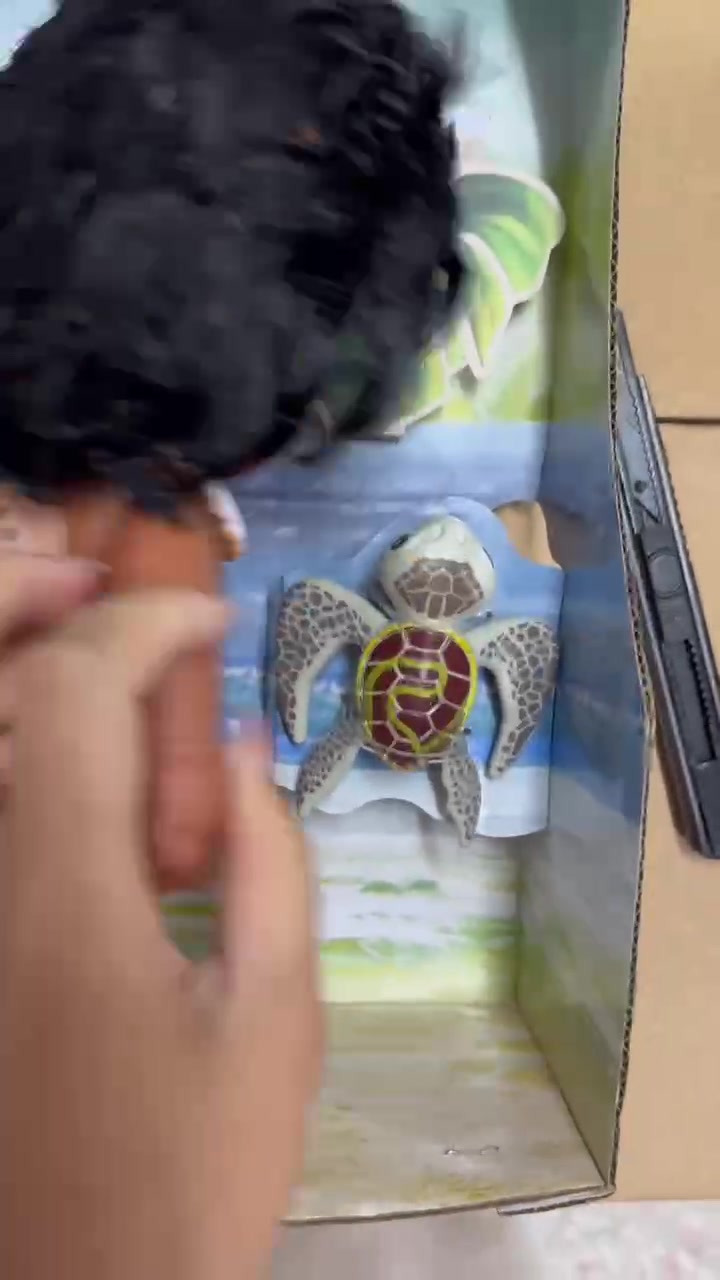 (малышка ) Музыкальная кукла Моана (Moana) с морской звездой (Симеа сестра Моаны) — фото 1