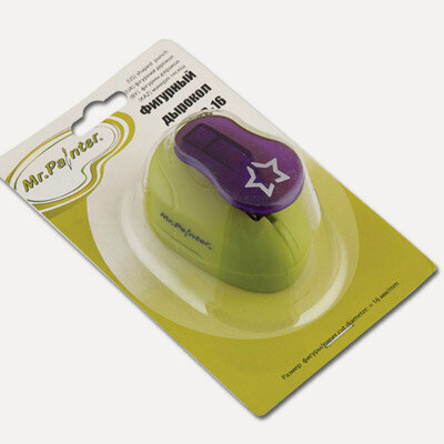 Изображение товара Mr.Painter CPB-49-LM99 Фигурный дырокол диаметром 4.9 см для создания ярлыков и бирок Ярлычок