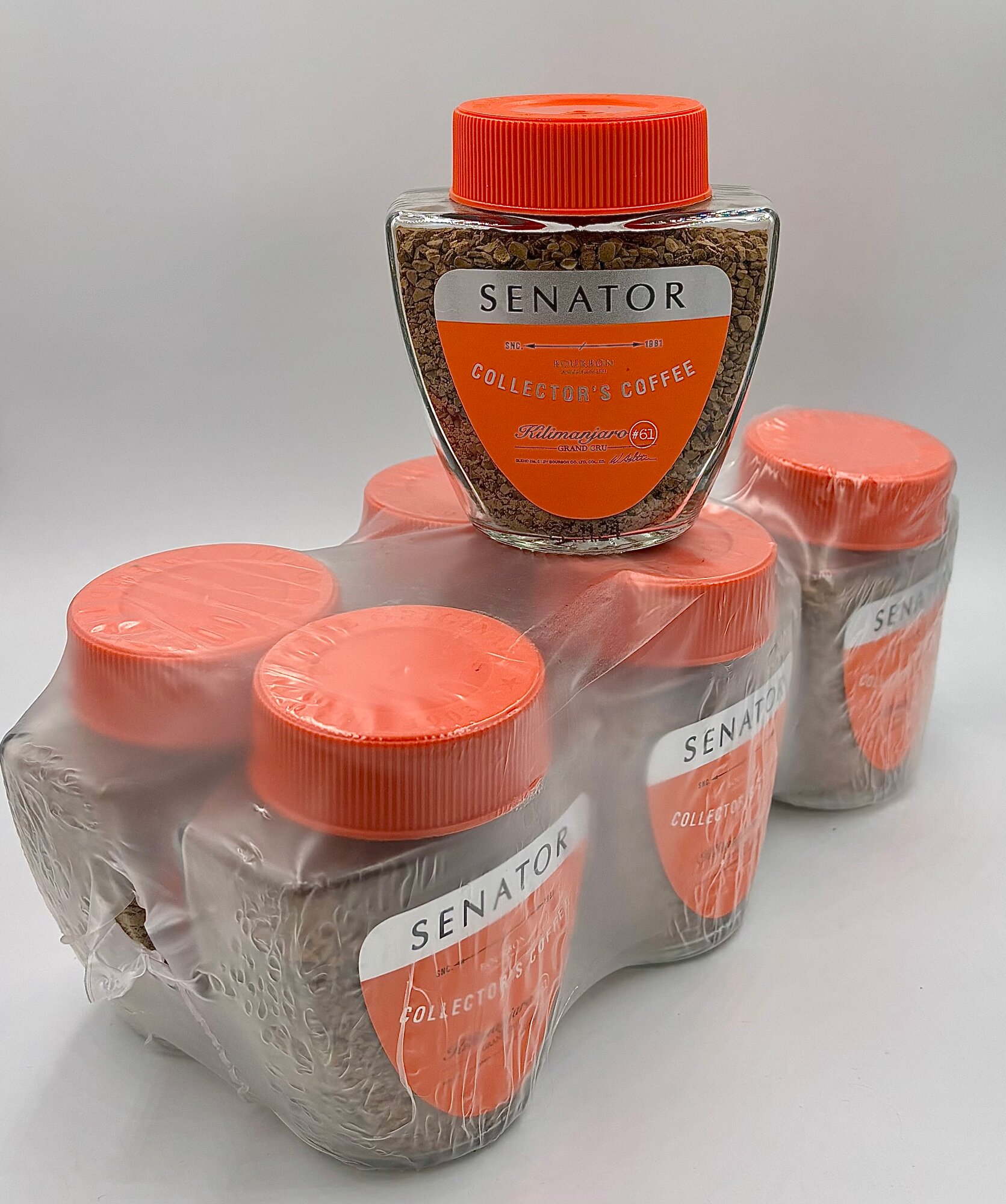 Сенатор Килиманжаро 90г Senator Kilimanjaro c добавлением молотого - 6 штук