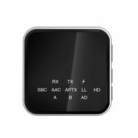 Адаптер Bluetooth 5.2 Трансмиттер Ресивер (приёмник / передатчик аудио) для двух наушников