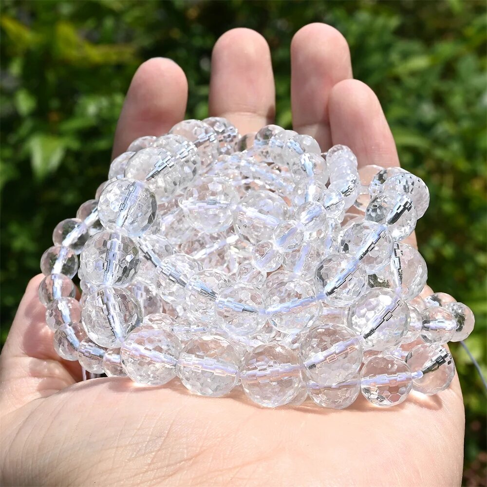 Бусины кристалла 6 мм, 60 шт. для украшений